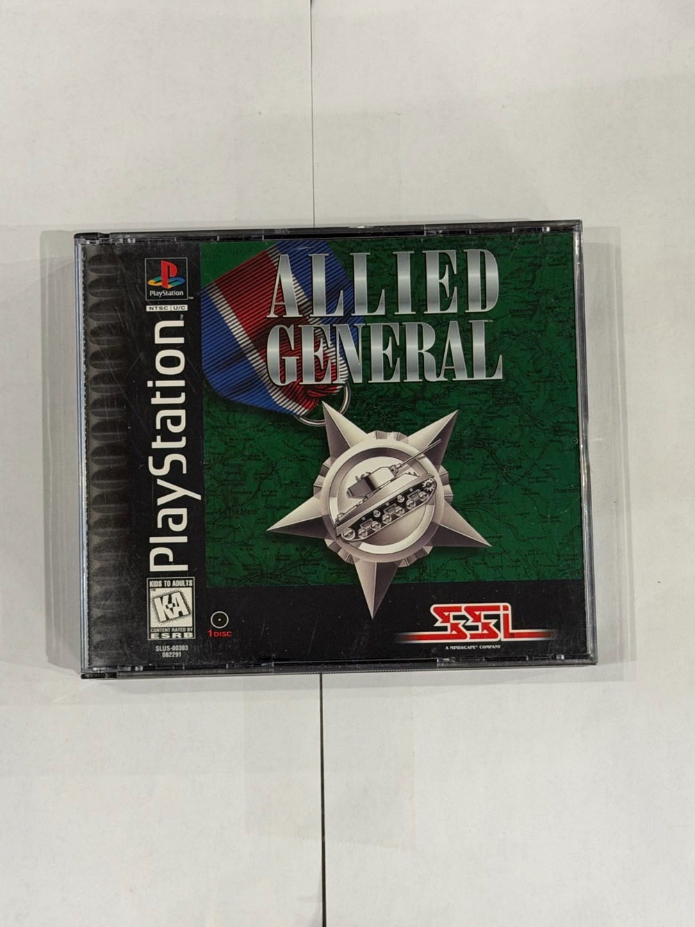 Allied General PS1 PlayStation 1 1996 CIB Complete Strategy Game